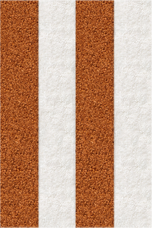 Frise Terracotta - 4 bandes