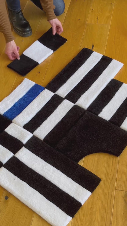 Tapis à Rayure coloré